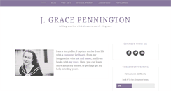 Desktop Screenshot of jgracepennington.com