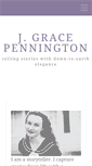 Mobile Screenshot of jgracepennington.com