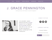 Tablet Screenshot of jgracepennington.com